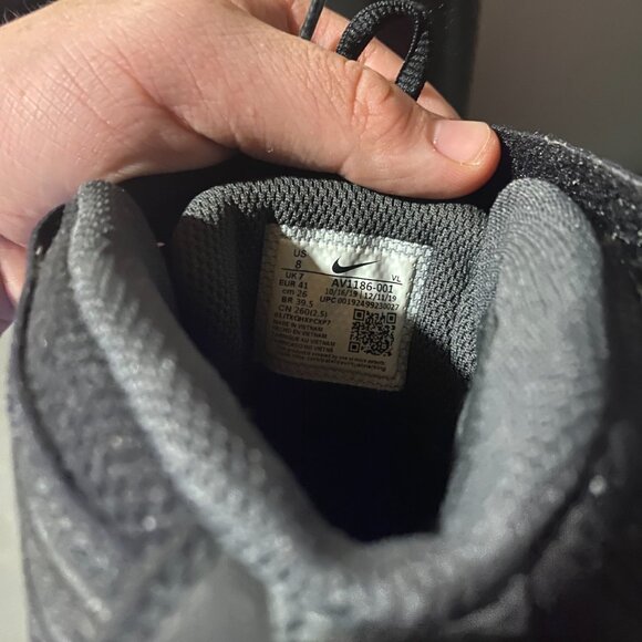 Nike Mens Force Savage Pro 2 Football Cleats Round Toe AV1186-001 Size US8 Black - Picture 7 of 7